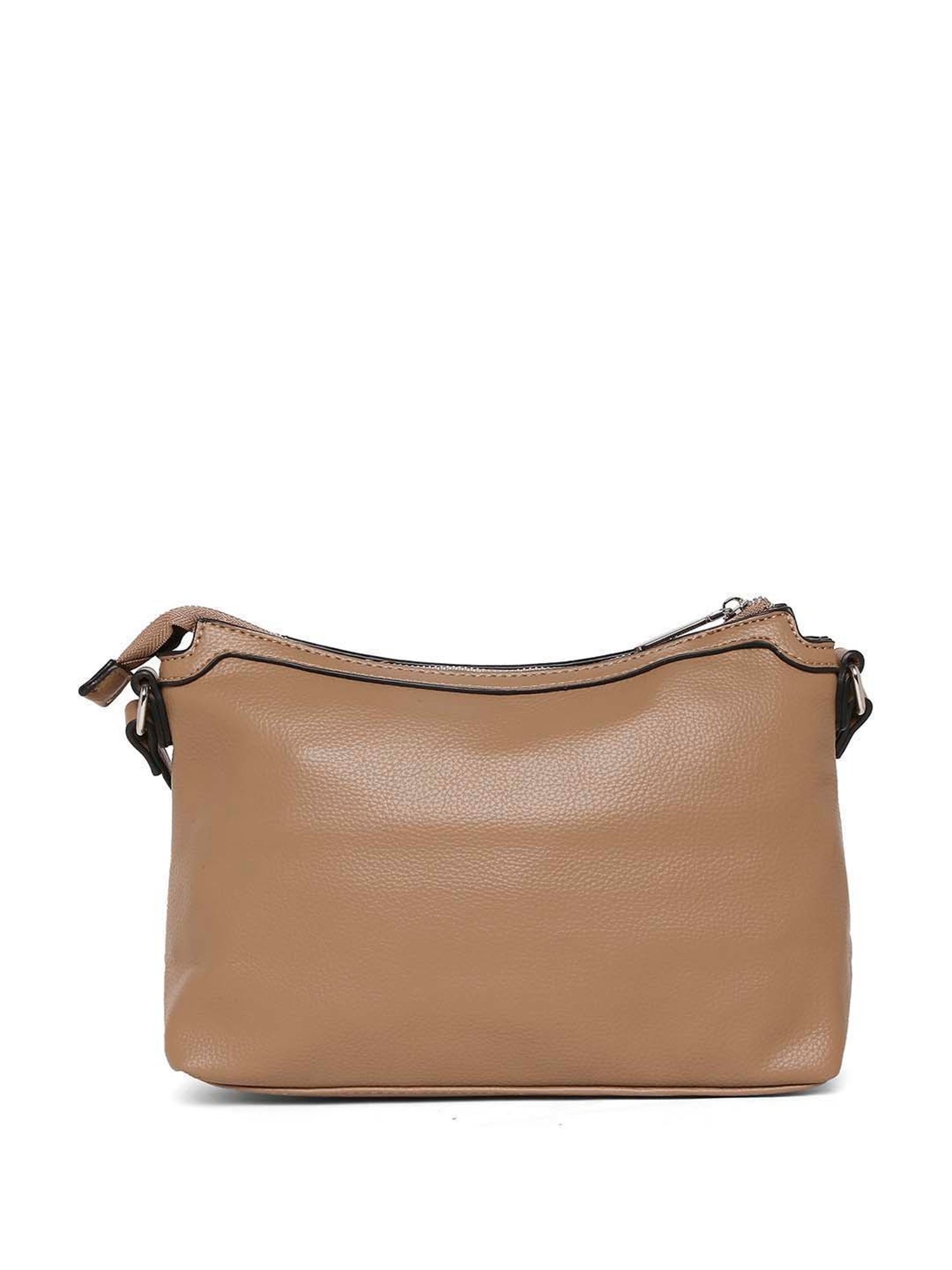 Marina Galanti Brown Quilted Medium Sling Handbag