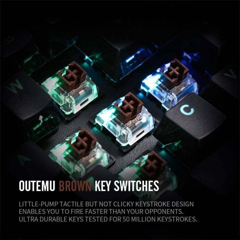 1STPLAYER RGB Gaming Mechanical USB Wired Keyboard DK5.0 Blue Switch Ergonomic 104 Keys NKRO Full Size Customizable Backlight LED Computer Laptop Keyboard for Windows PC Gamers (White)