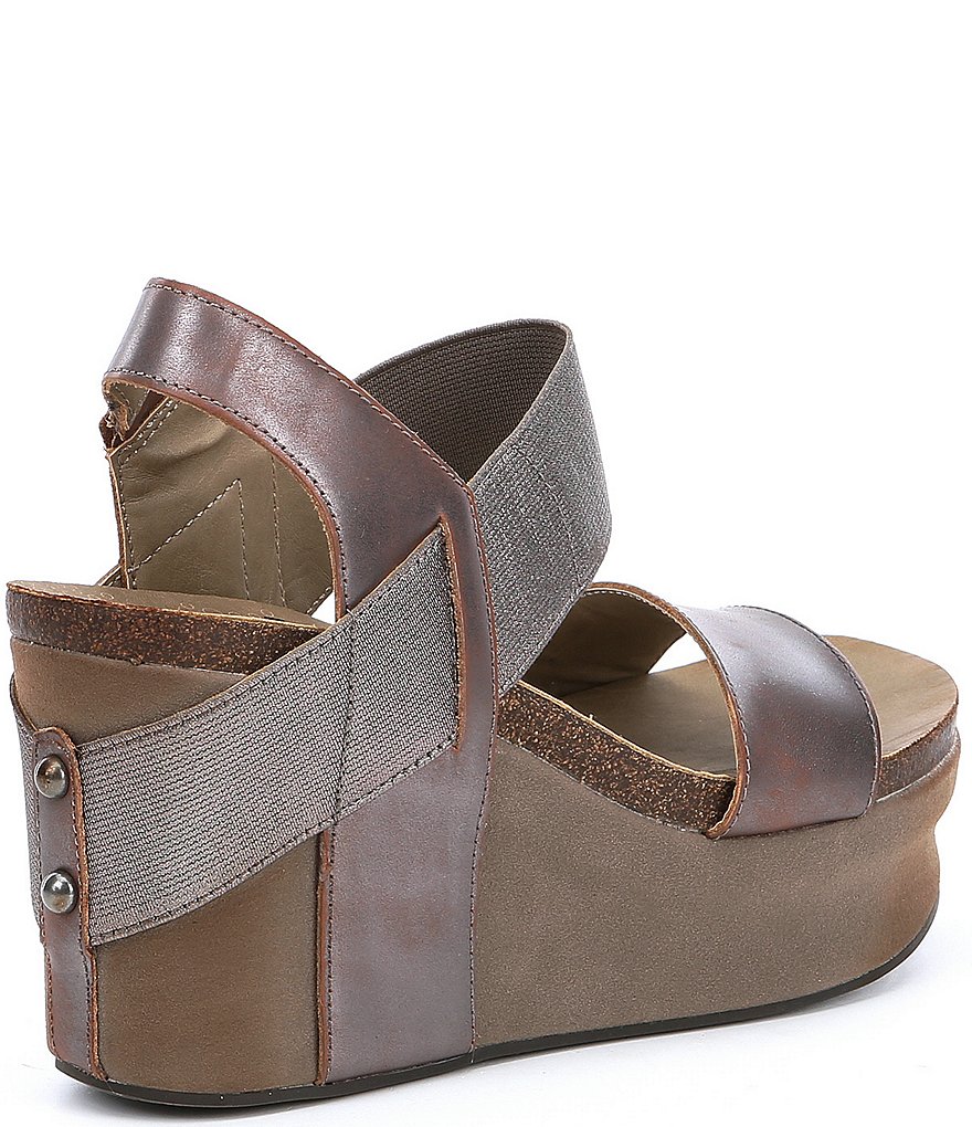 OTBT Bushnell Leather Platform Wedges