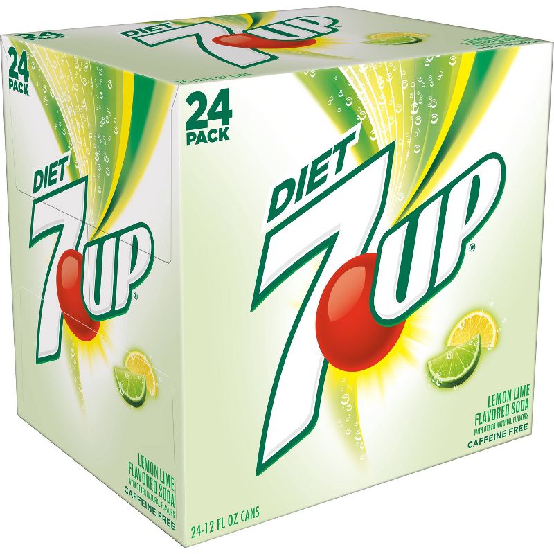 7UP Zero Sugar Soda - 24pk/12 fl oz Cans