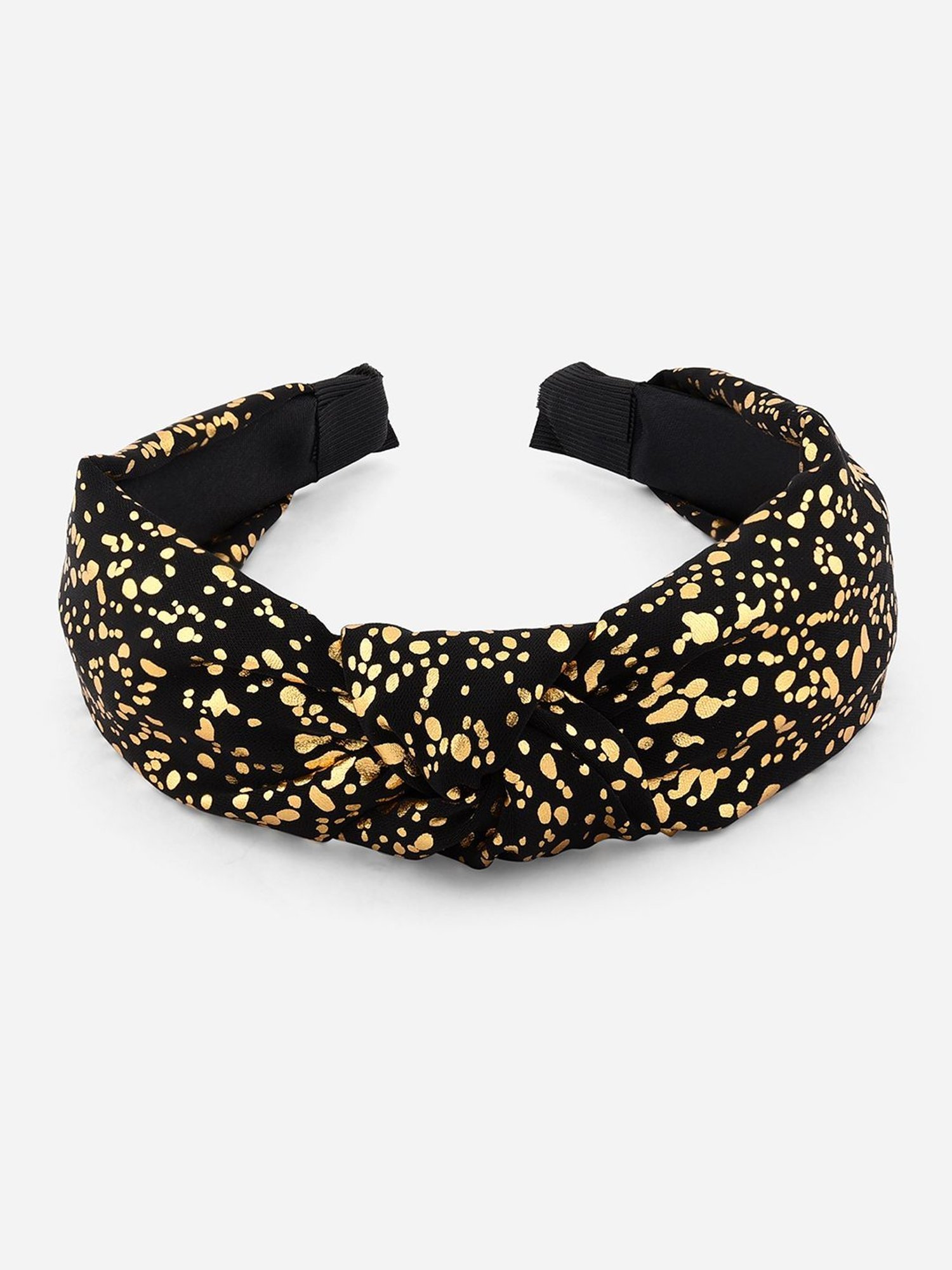 Toniq Black Printed Hair Band