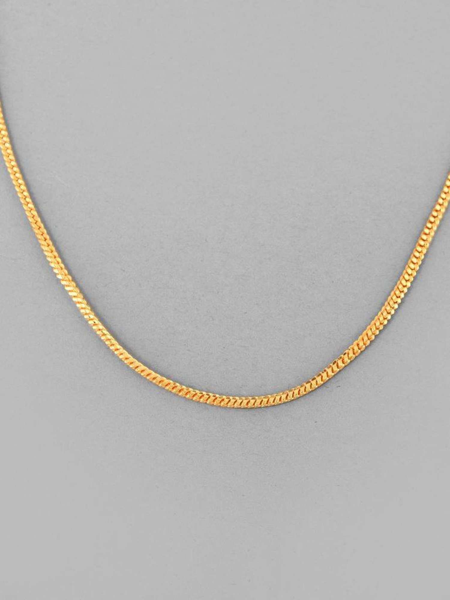 NVR Rhodium-Plated Stainless Steel Bohemian Chain for Men