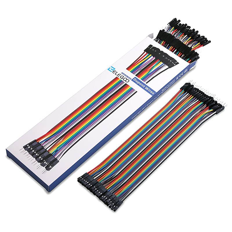 ELCP004 120pcs Multicolored Dupont Wire 40pin Male to Female 40pin Male to Male 40pin Female to Female Breadboard Jumper Wires Ribbon Cables Kit for arduino