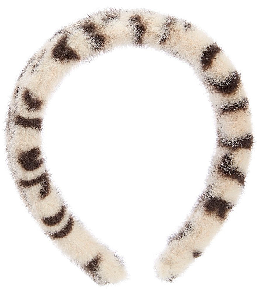 Edgehill Collection Little Girls Sparkle Satin Bow Wrap Headband