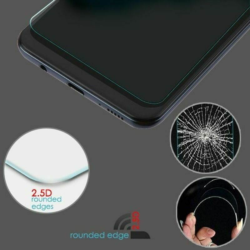 6-Pack Clear Tempered Glass Screen Protector For  Galaxy A20/A50