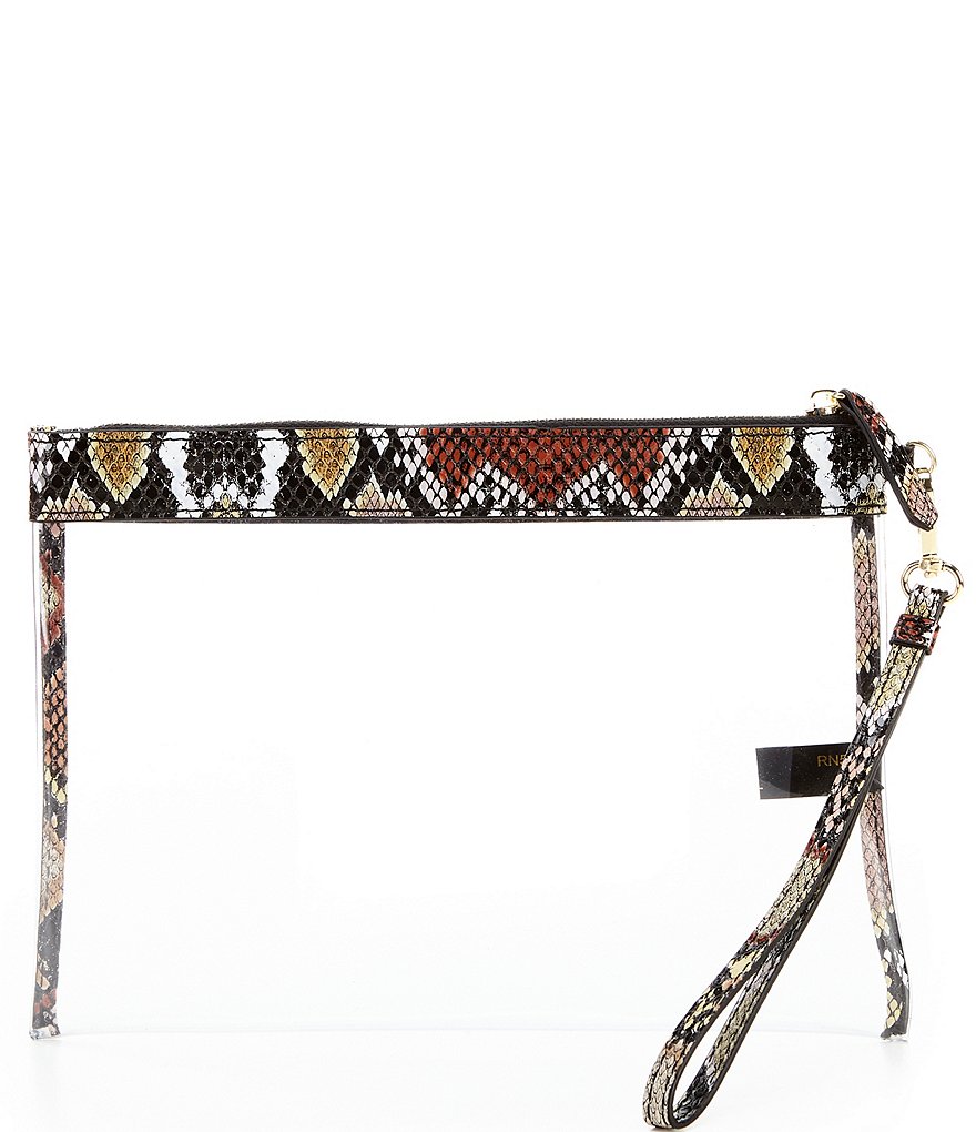 Kate Landry Stadium Clear Wristlet