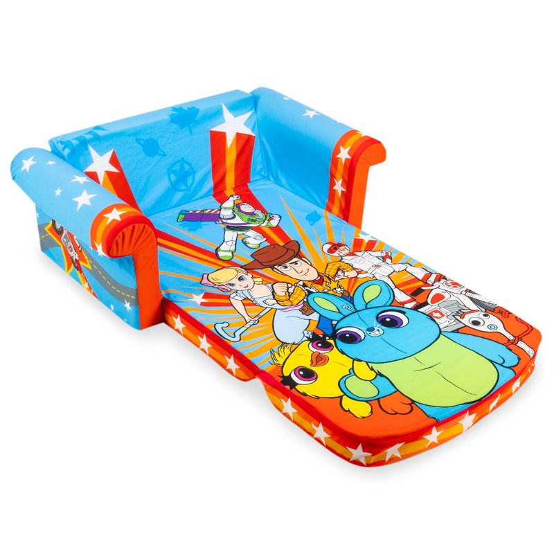 Marshmallow Furniture 2-in-1 Flip Open Couch Bed Sleeper Sofa Kid's Furniture for Ages 2 Years Old and Up, Toy Story