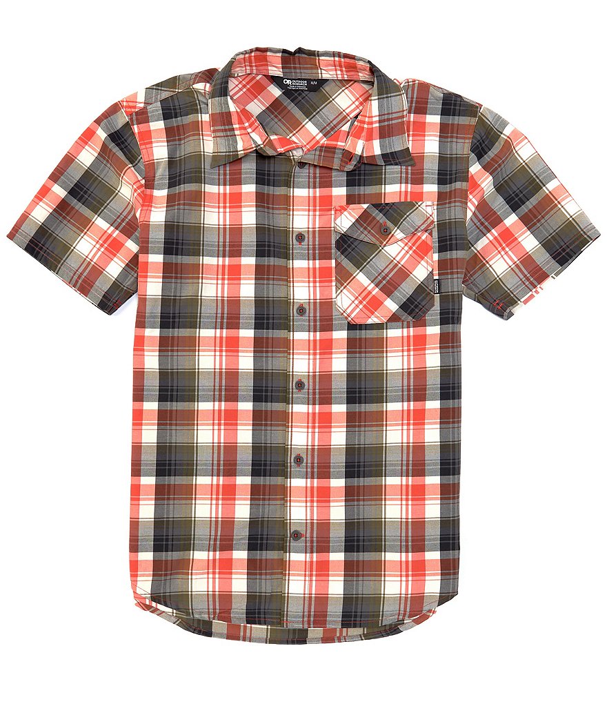 Outdoor Research Seapine Performance Short-Sleeve Organic Materials Woven Shirt