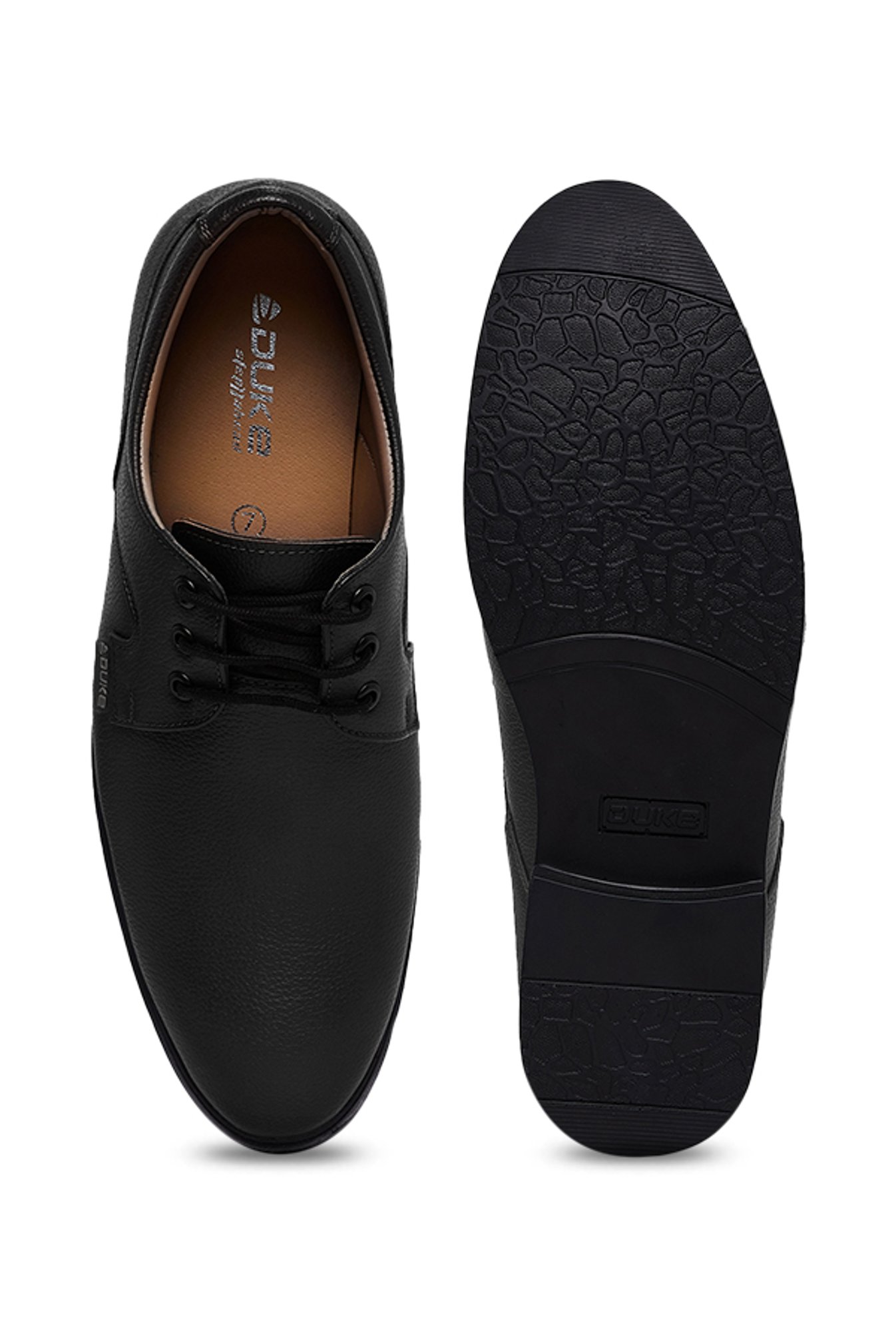 Duke Black Derby Shoes