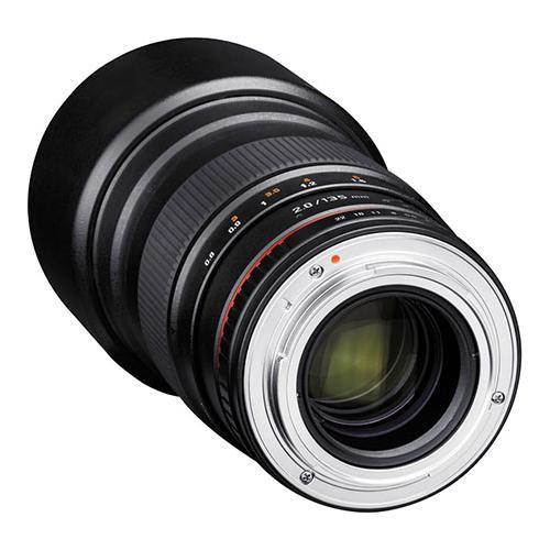 Rokinon 135mm f/2.0 ED UMC Full Frame Manual Focus Lens for Nikon AE DSLRs