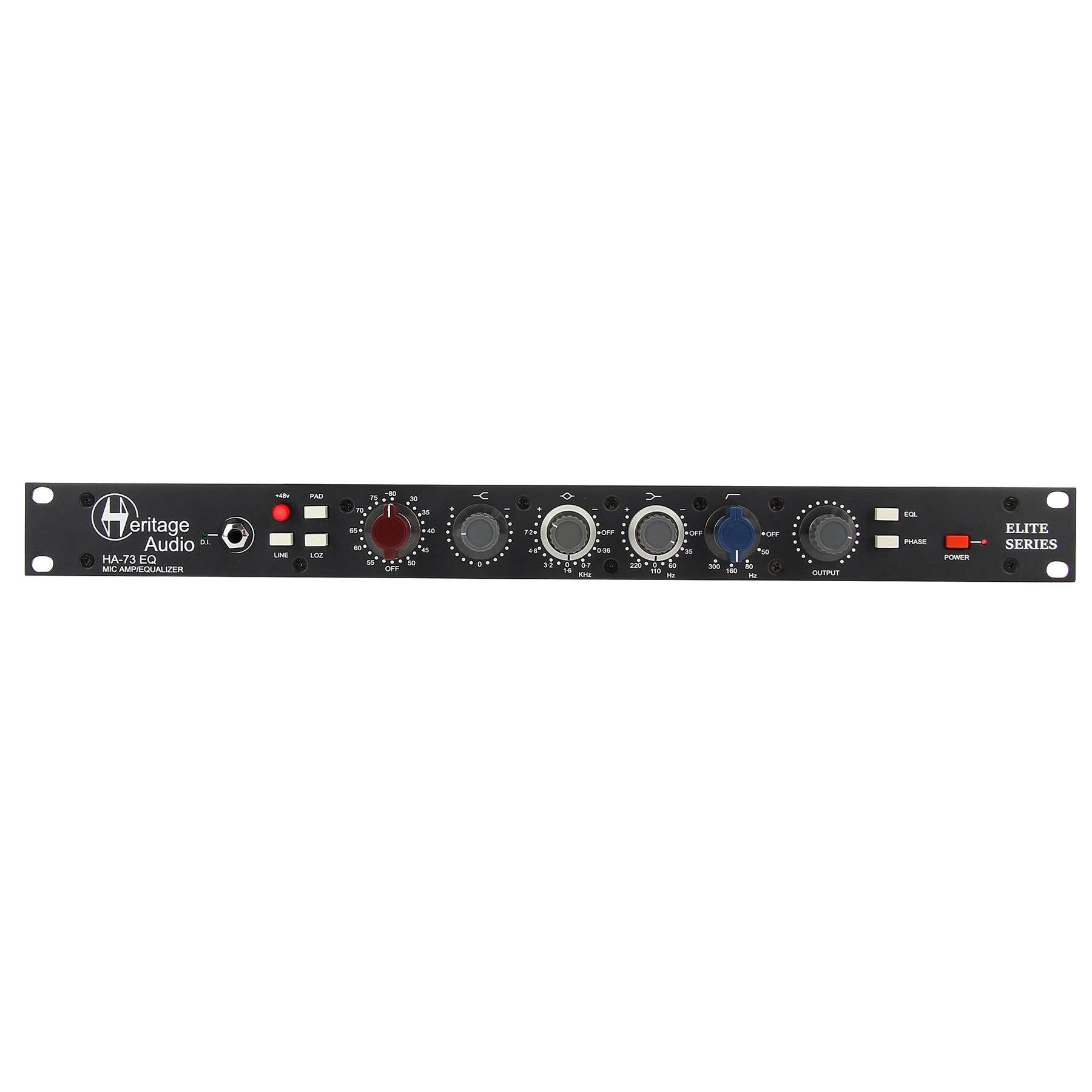 Heritage Audio HA73EQ Mono Elite Series Microphone Preamplifier with EQ