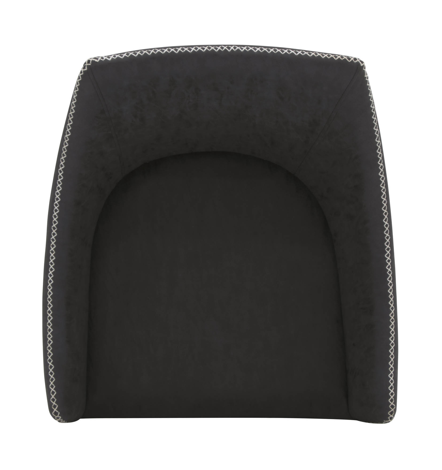 Calico Designs Sydney Swivel, Accent Chair With Arms - White, Dark Grey