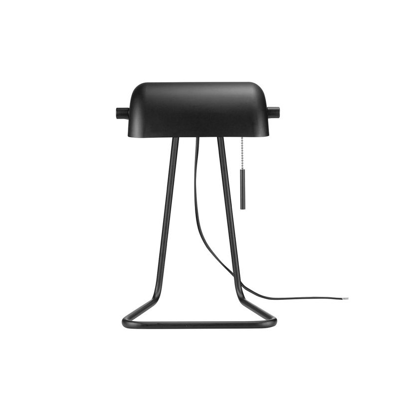 15" Harrison Bankers Task Lamp Matte Black - Globe Electric