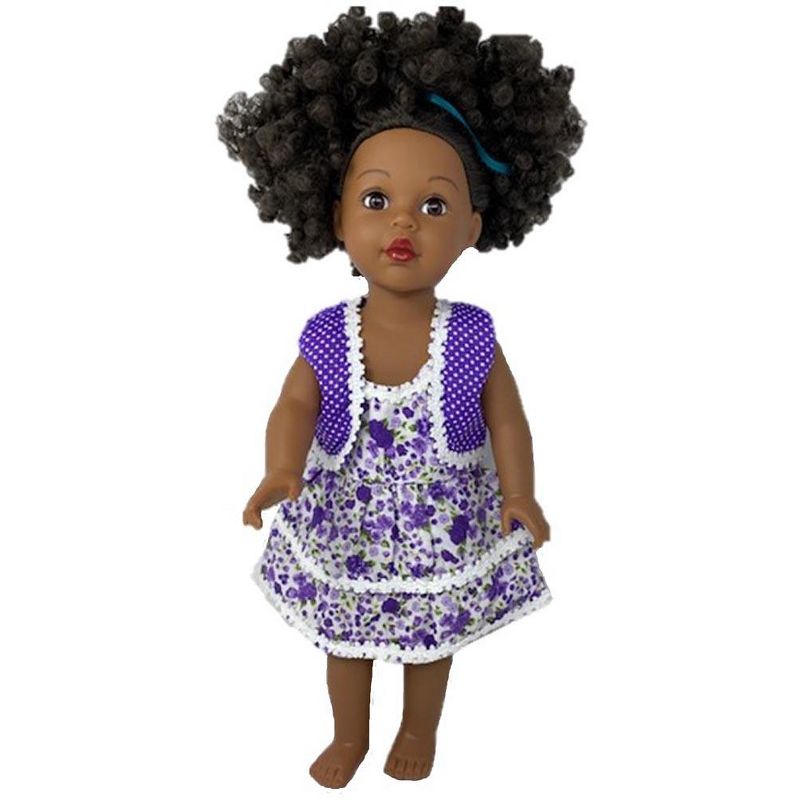 Doll Clothes Superstore Purple Sundress With Vest Fits Cabbage Patch Kid Dolls