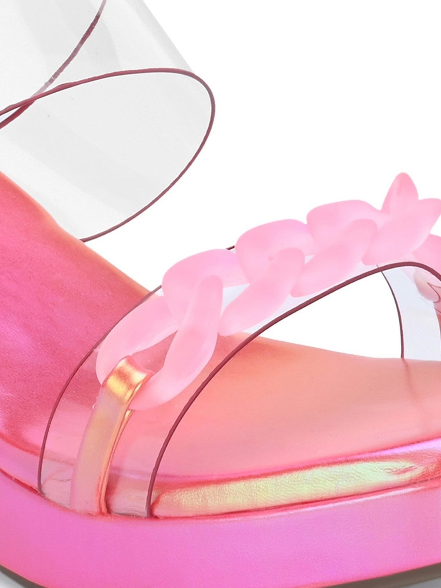 Clog London Women's Pink Casual Sandals