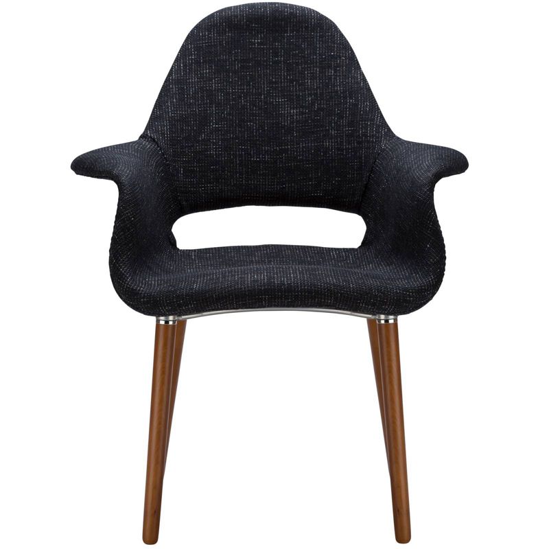 Set of 2 Jonathan Mid Century Dining Chair Black - Edgemod