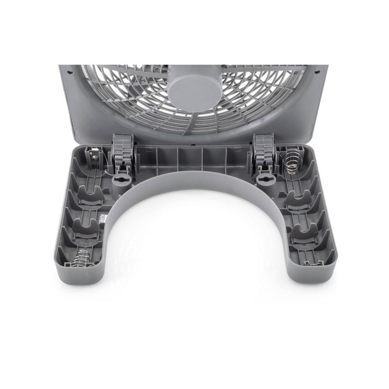 Treva 10" Battery Powered Portable Basic Fan with Adapter