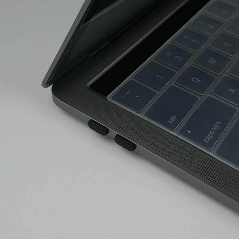 Anti Dust Dirt Plug for MacBook Pro 16 2019 A2141 MacBook Air 13 2018MacBook Pro 2019 2018 2017 2016 Silicone Port Plugs Cover Set Dust Cups for MacBook Pro 13 15 16 12Inch Black