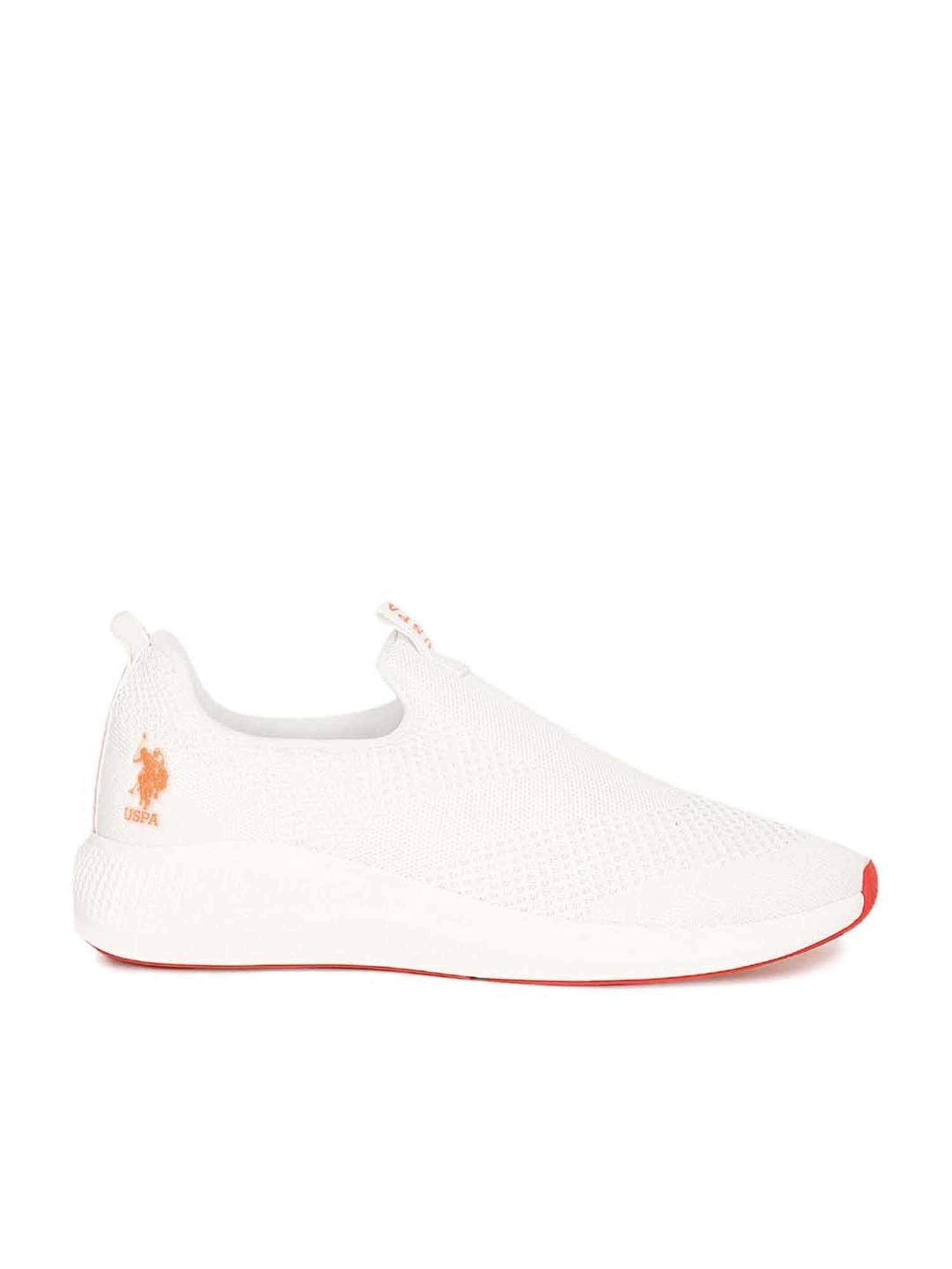 U.S. Polo Assn. Men's Off White Walking Shoes