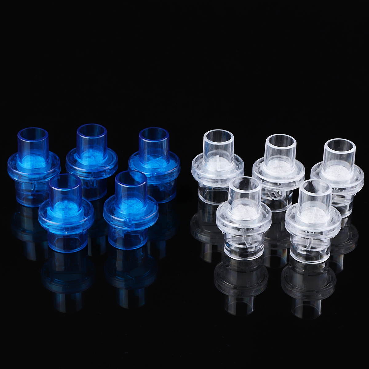 10Pcs Disposable One-way CPR Mask Training Valves Mouthpieces Micromask  #1