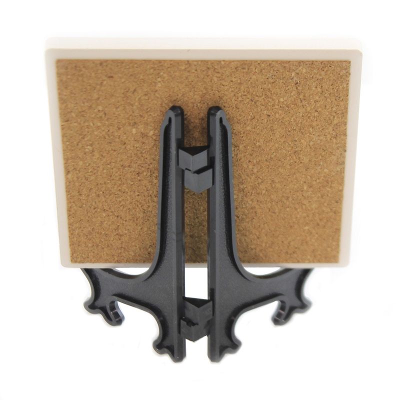 Animal 4.0" Schnauzer Cork Back Coaster Easel Sjt Enterprises  -  Coasters