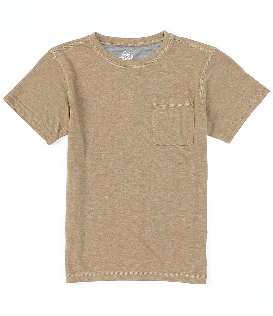 First Wave Big Boys 8-20 Short-Sleeve Heathered Tee