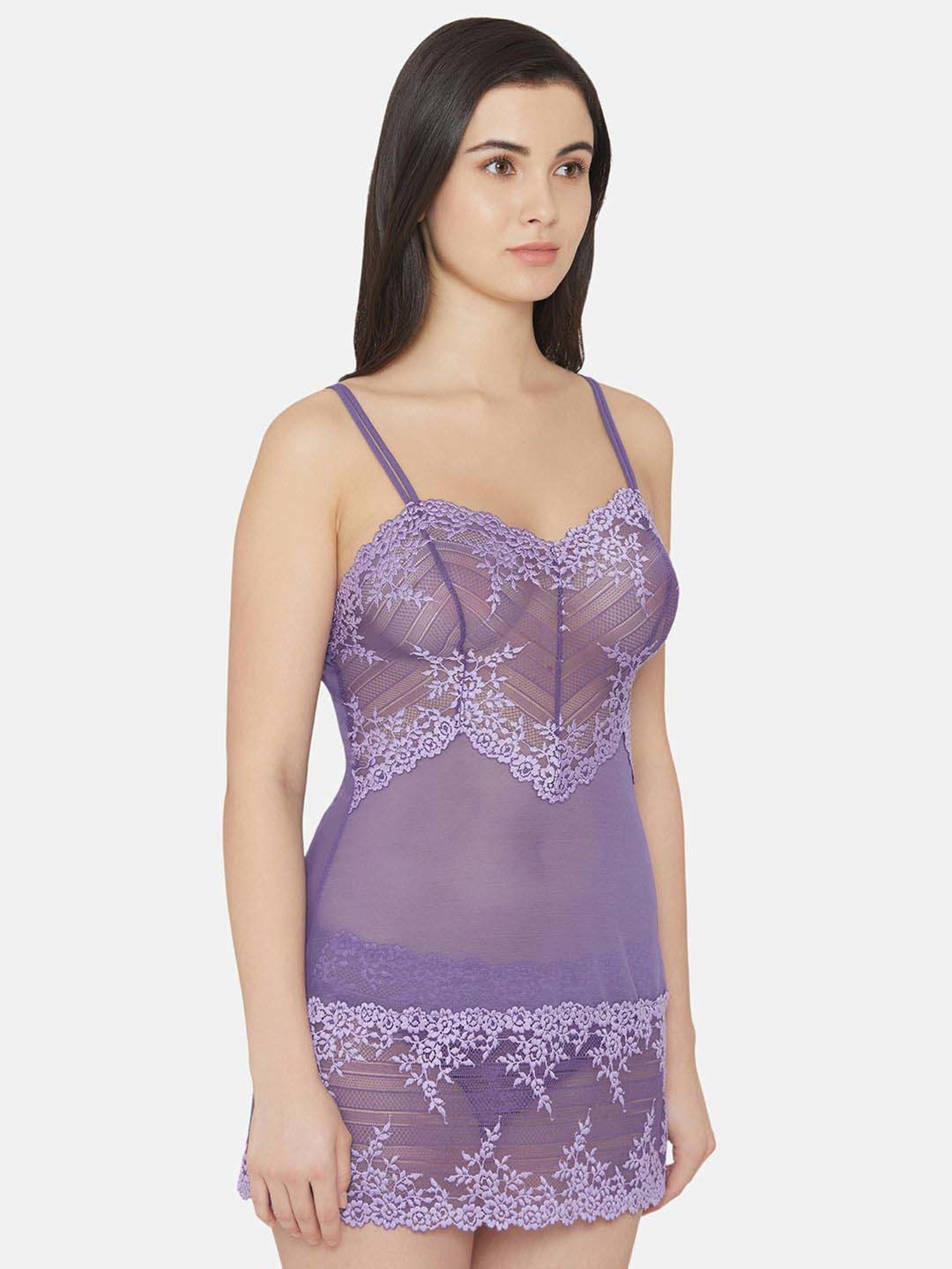 Wacoal Lilac Lace Work Chemise