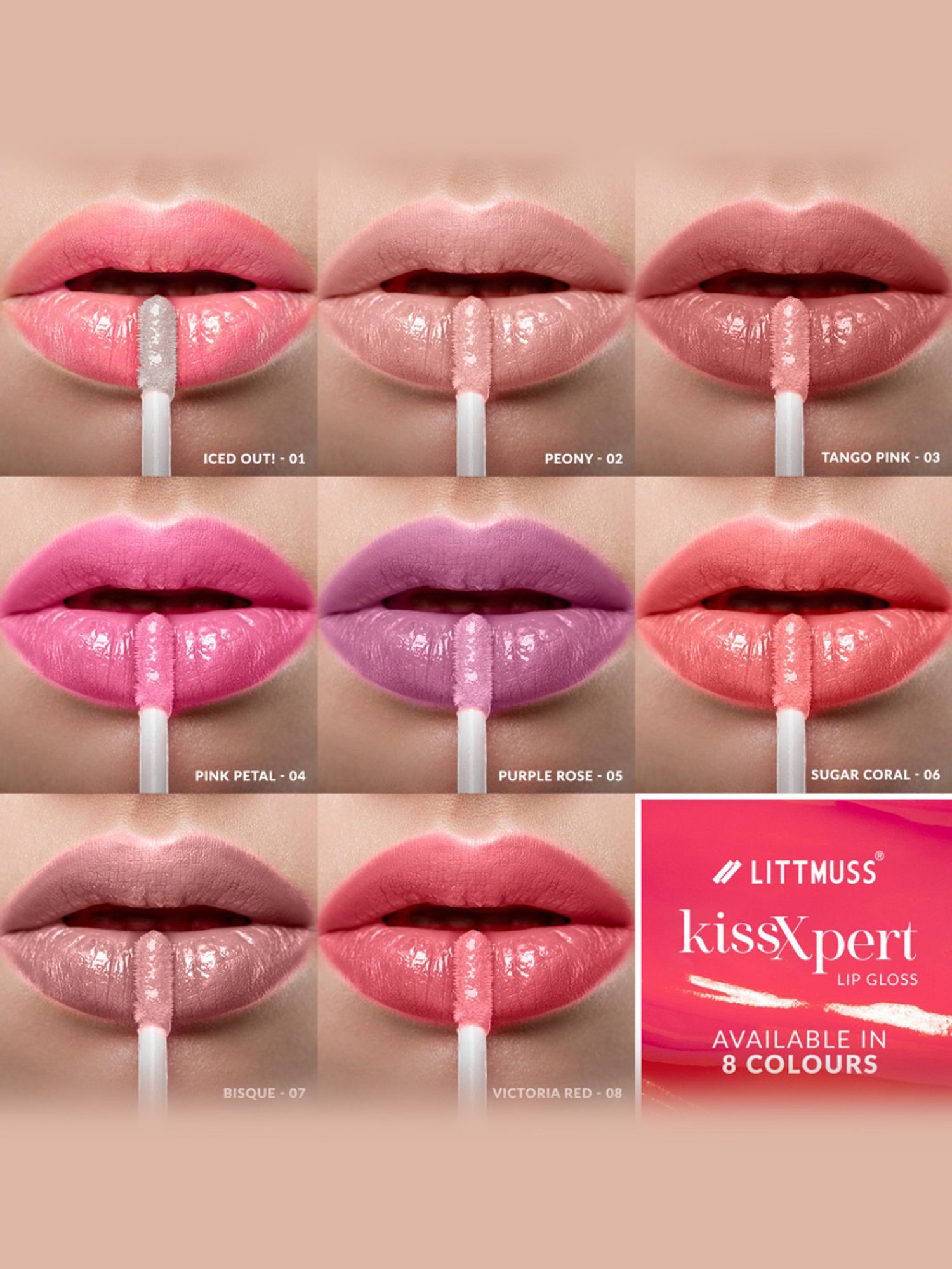 Littmuss Kiss Xpert Lip Gloss Tango Pink - 2.5 ml