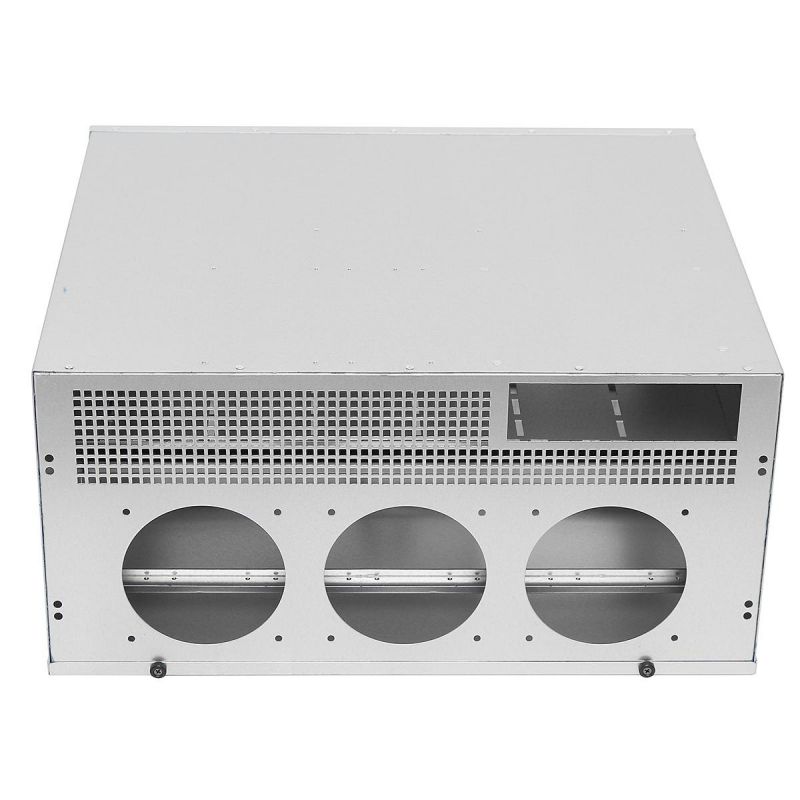 【 + Flash Deal】Mining Rig Frame Case + 3 Fans For 6-8 GPU Crypto-currency ETH BTC Ethereum - Without fan