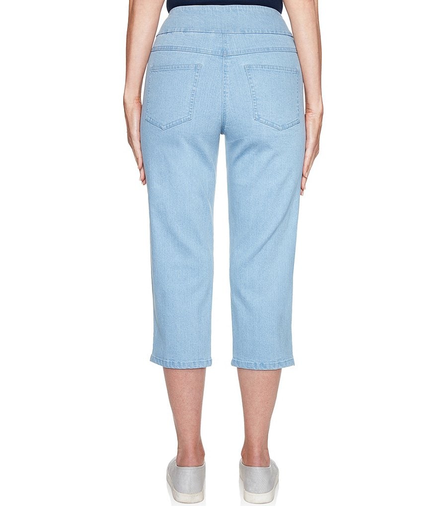 Ruby Rd. Pull-On Extra Stretch Denim Cropped Capri