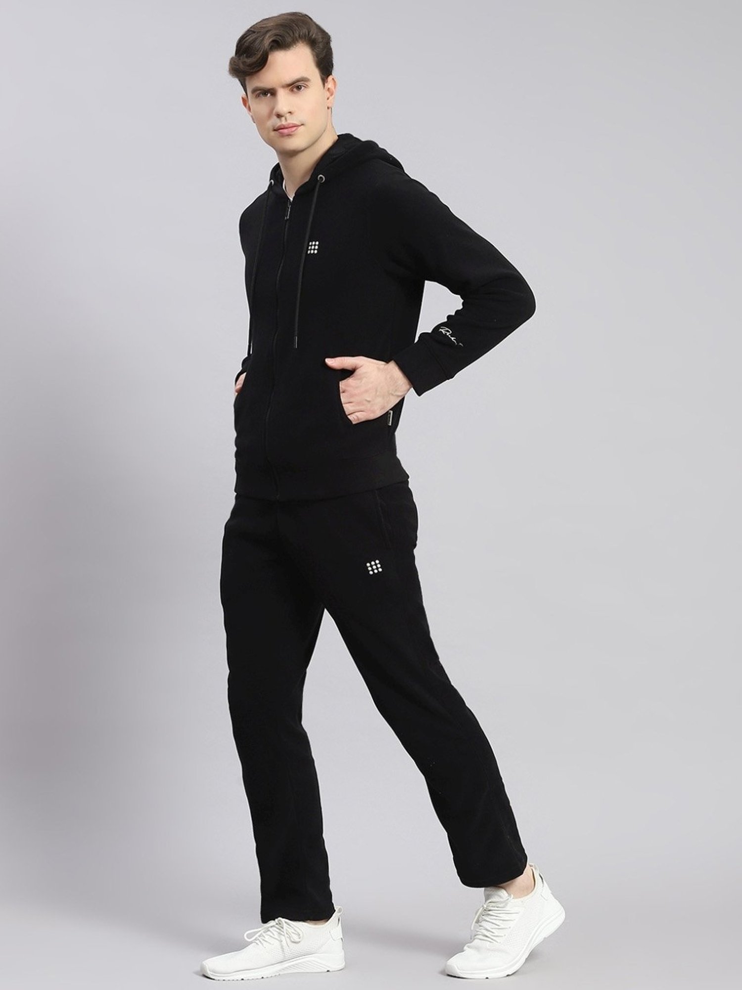 Rock.It Blue Regular Fit Printed TrackSuit