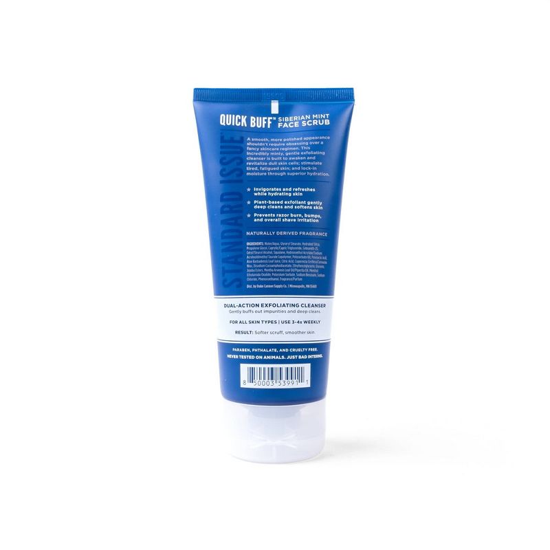 Duke Cannon Quick Buff Energizing Face Scrub - 6 fl oz