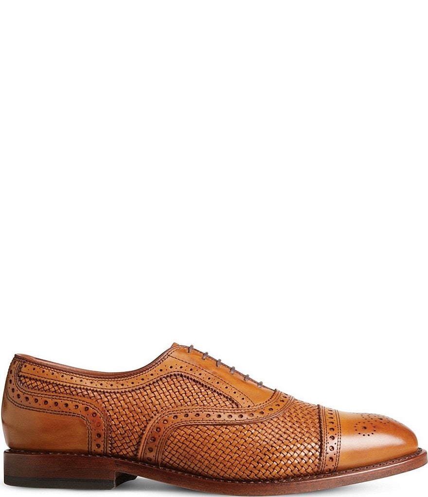Allen-Edmonds Men's Strand Weave Leather Cap Toe Oxford