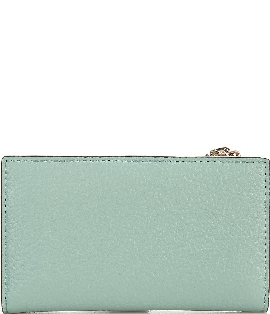 kate spade new york Roulette Pebble Leather Small Slim Bi-Fold Wallet