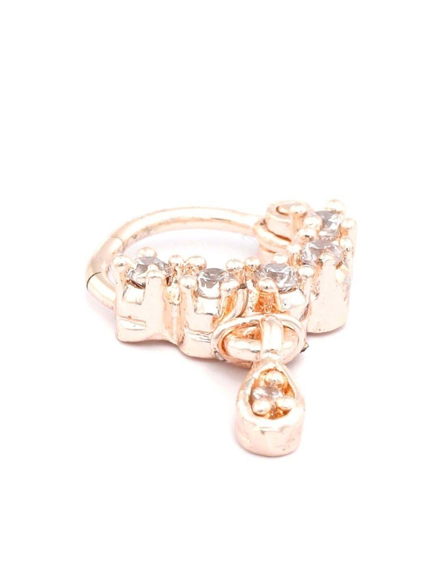 Teejh Aahna Silver Nose Ring