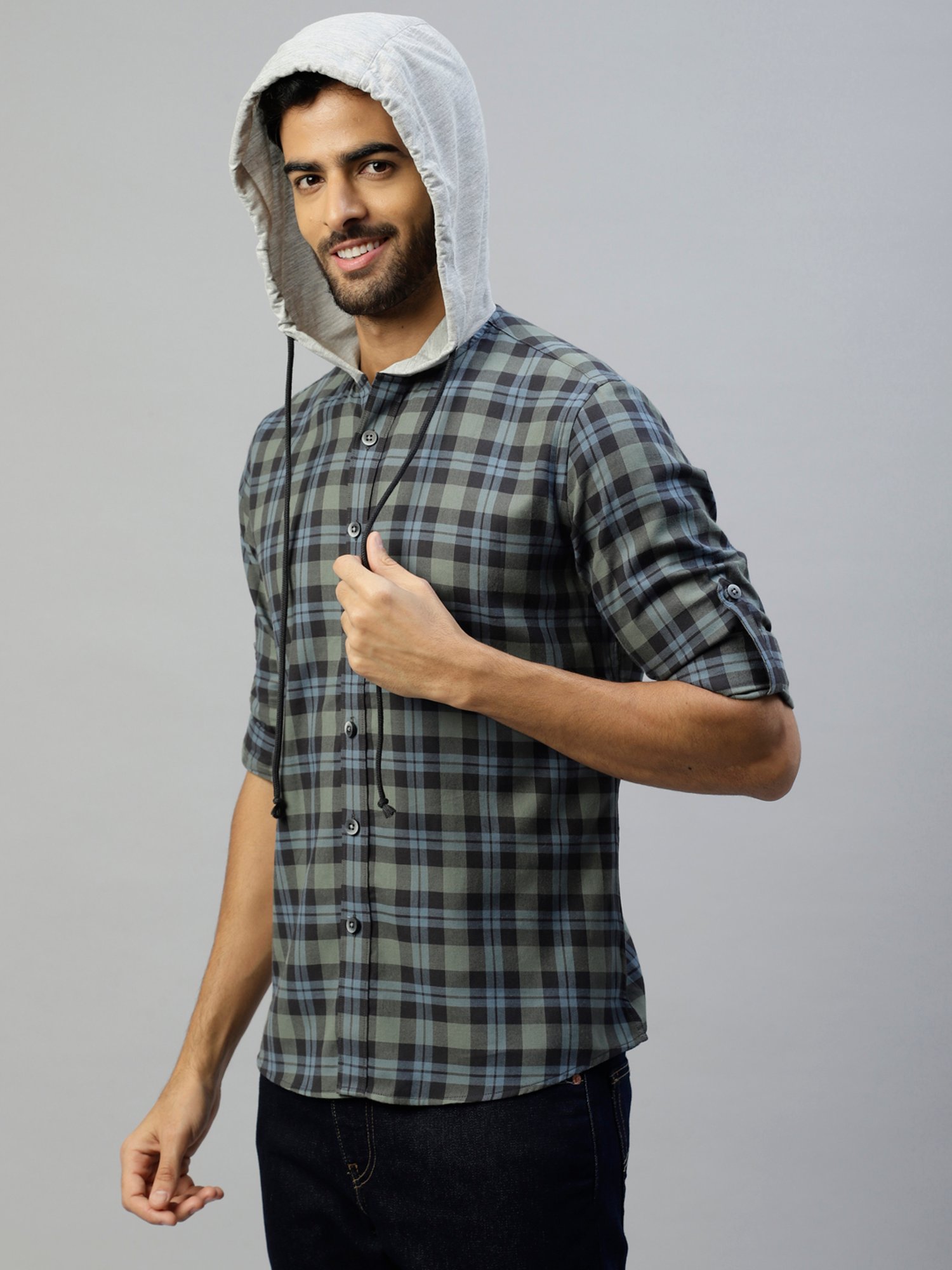 Don Vino Multicolor Slim Fit Check Shirt