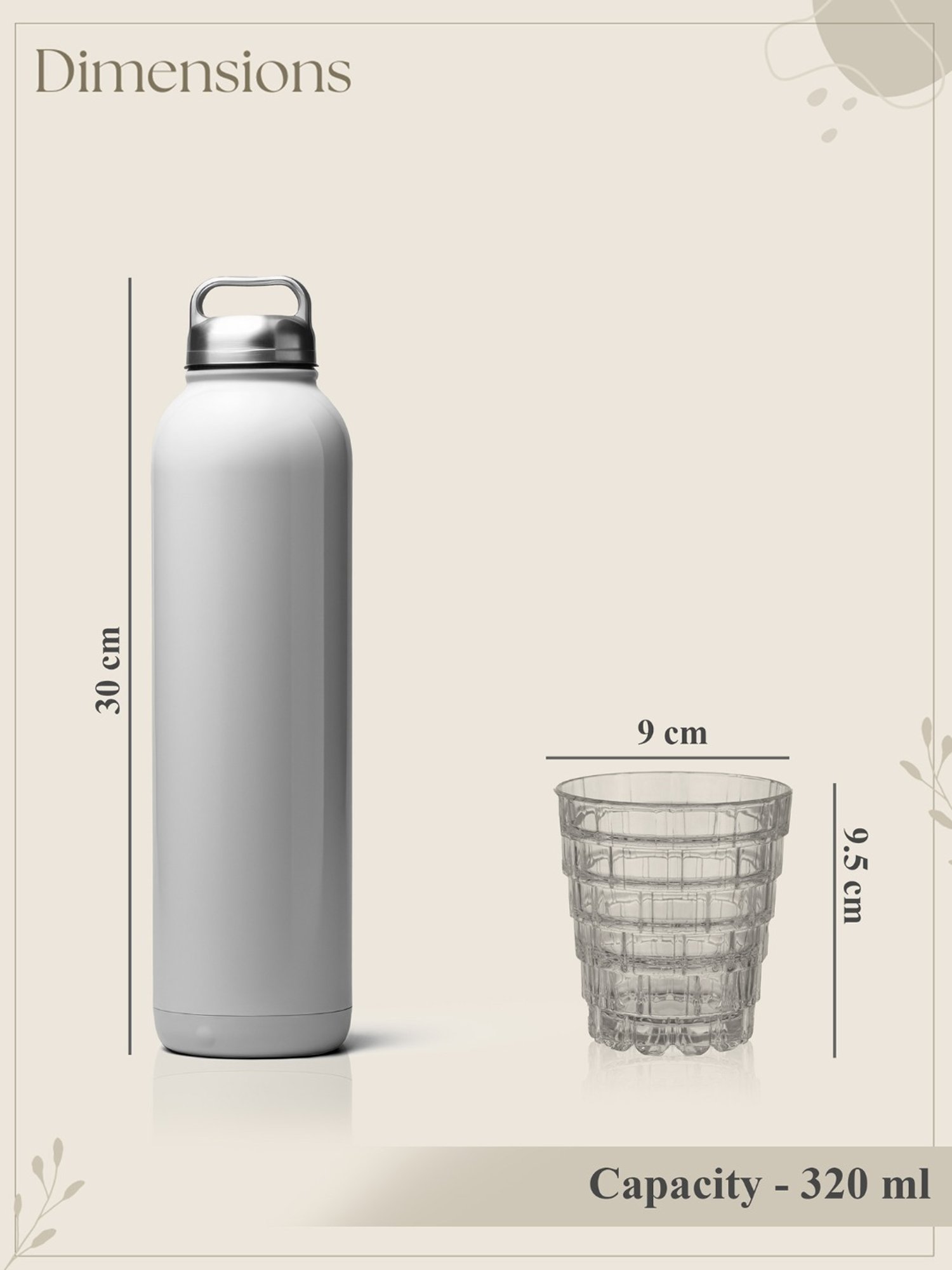 Trovea's Crystal Hellix Transparent Glass Whiskey Glass - Set of 6