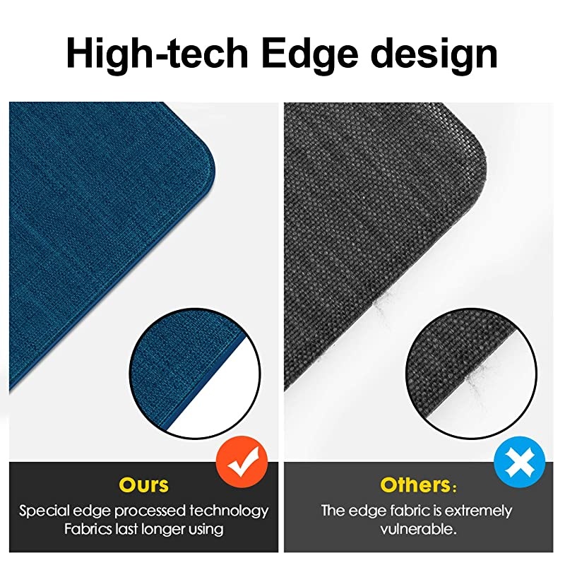 Fabric Case for Waterproof Kindle Paperwhite 10th Gen 2018 - Thinnest&Lightest Smart Cover with Auto Wake/Sleep - Support Back Cover adsorption(not fit New Kindle 10th 2019),K10 A-Blue