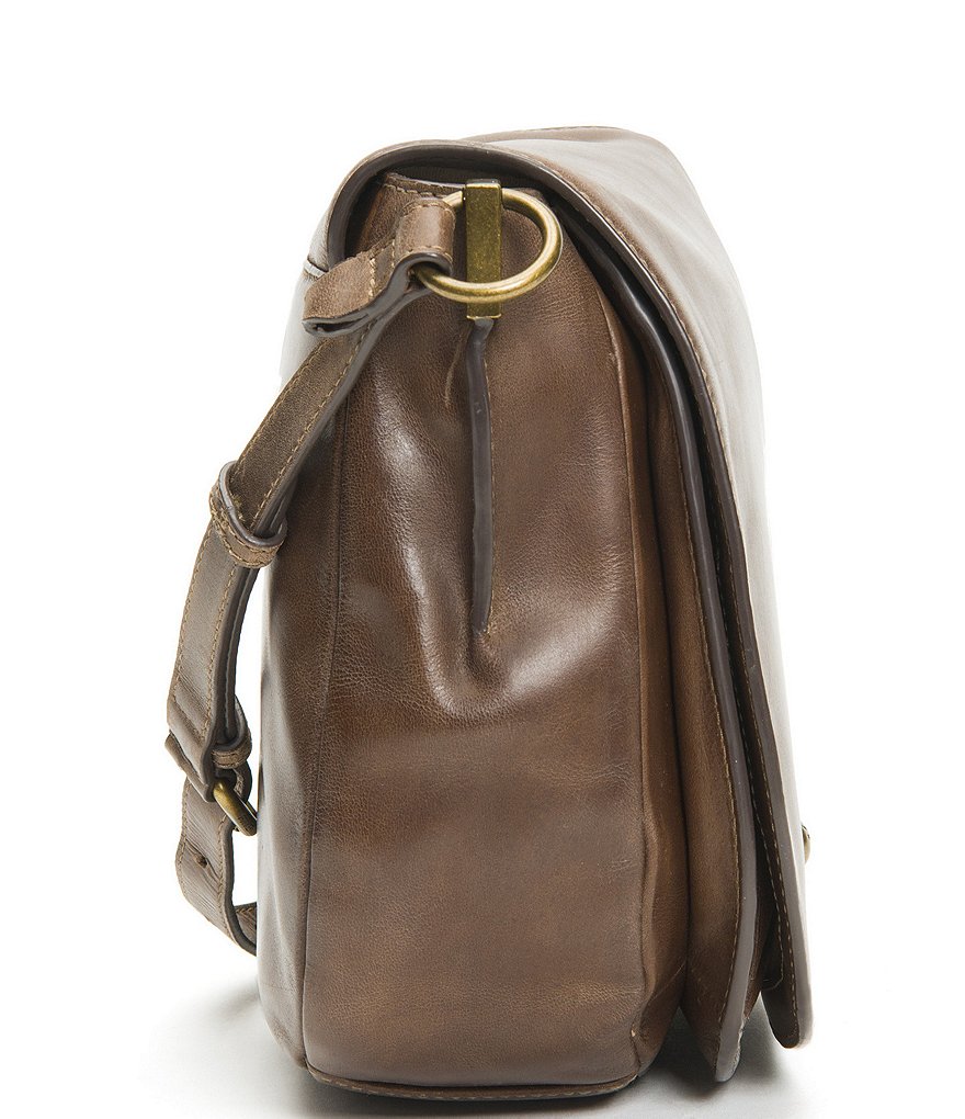 Frye Farrah Flap Antiqued Leather Shoulder Bag
