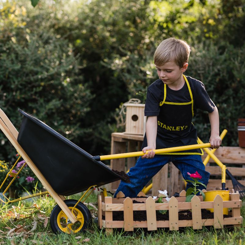 Stanley Junior Kids Wheel Barrow Black