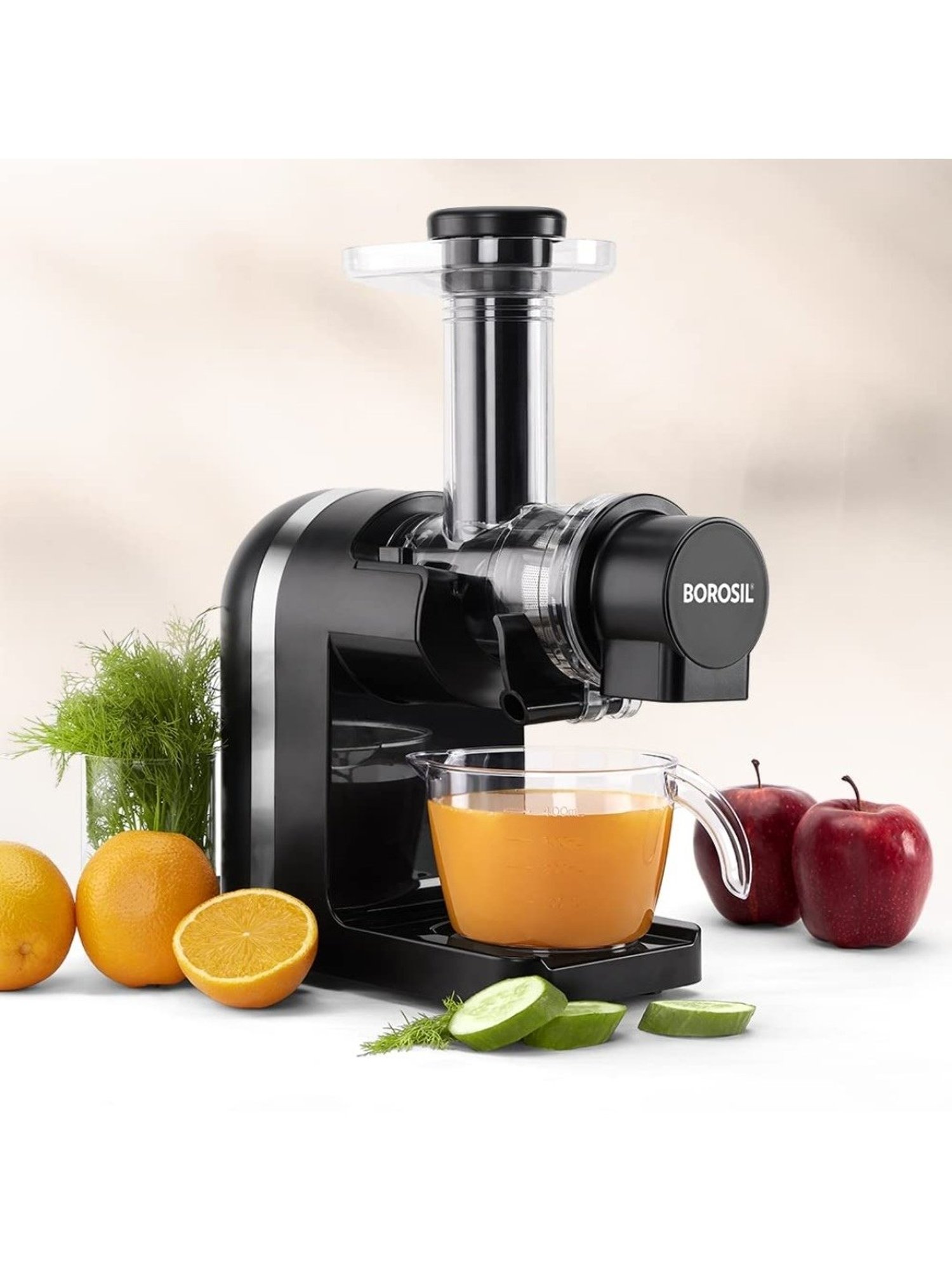 Borosil Stainless Steel Mixer Grinder Blender ( Black )