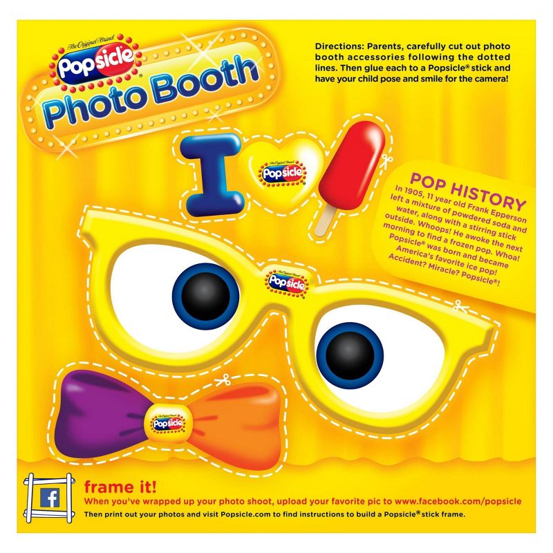 Popsicle Cherry Watermelon Raspberry Orange Scribblers Ice Pops - 18ct