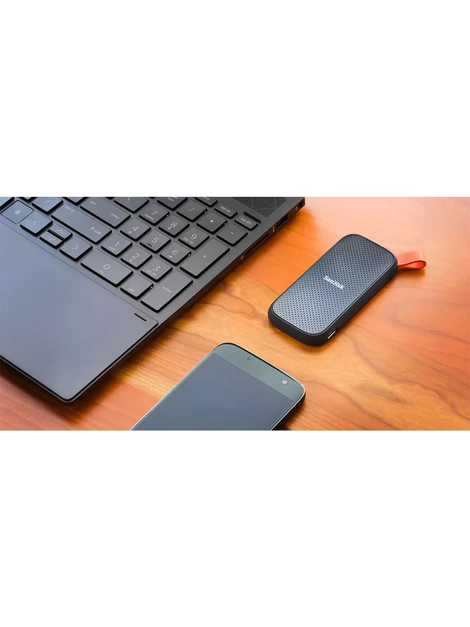 SanDisk SDSSDE30-480G-G25 Portable USB 3.2 480GB External SSD (Dark Blue)