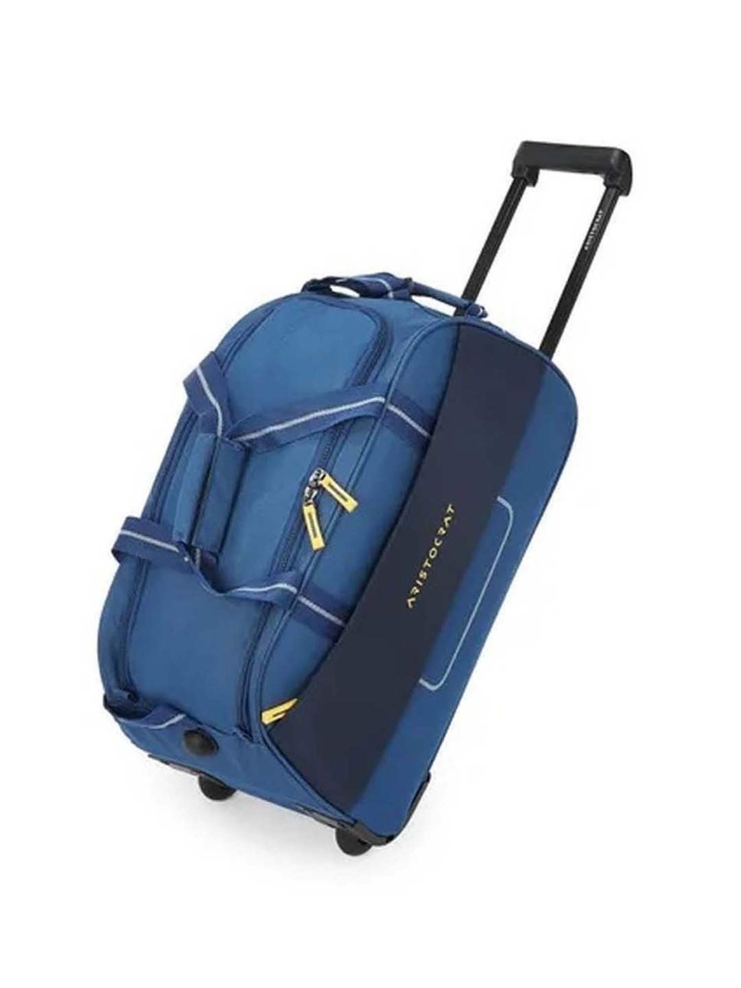 Aristocrat Delta Blue Medium Duffle Trolley Bag