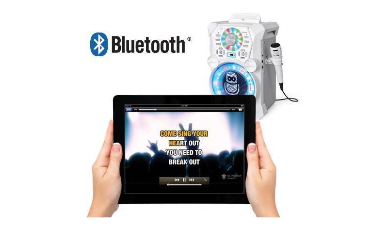 Singing Machine Hi-Definition Digital Karaoke System - White