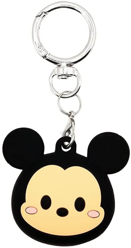 AKXOMY Compatible with AirTag Case, Cute Cartoon Mickey AirTag Cover, Mickey Mouse Soft Silicone Shockproof Protective Case Cover and Skin for Apple AirTag Case (Mickey-A)