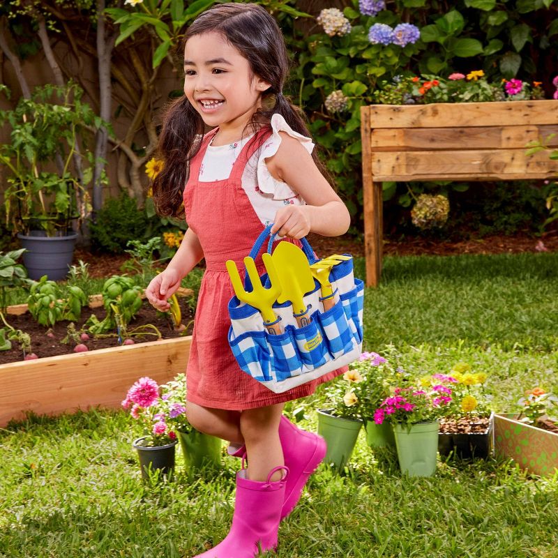 Little Tikes Growing Garden Lightweight & Durable Metal Gardening Hand Tools & Bag for Kids'