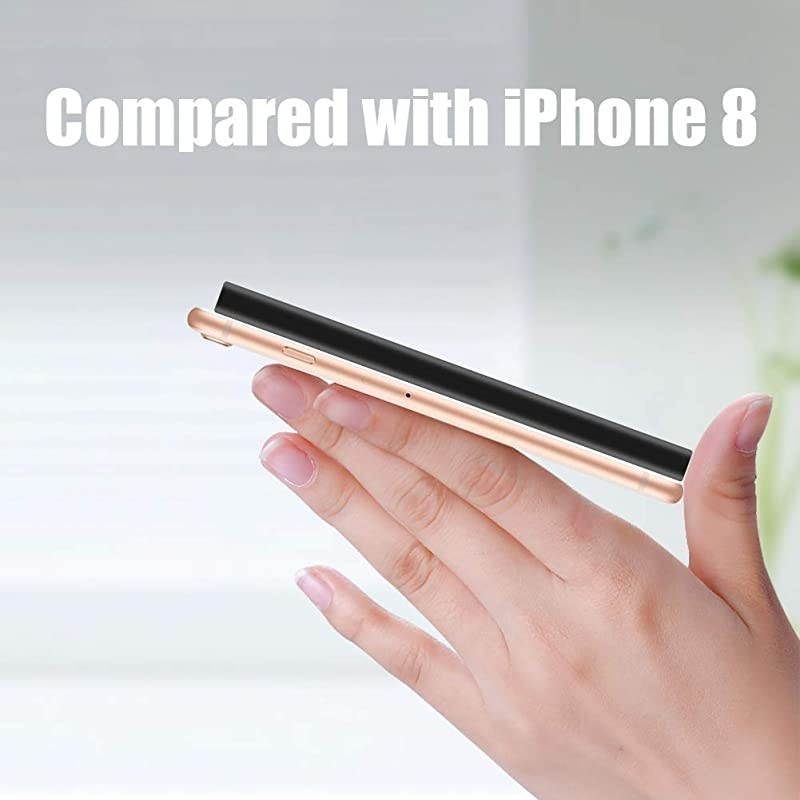 Power Bank, Cell Phone Portable Charger, 5v 10000mAh 10000 USB External Backup Lightweight Travel Blackweb Thin Slim Wallet Mobile Rechargeable Battery Pack for iPhone 11 Samsung Android