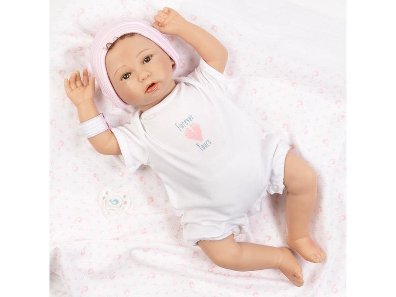 Paradise Galleries Realistic Newborn Doll - Forever Yours Treasure, 7-Piece Reborn Doll Gift Set with Magnetic Pacifier