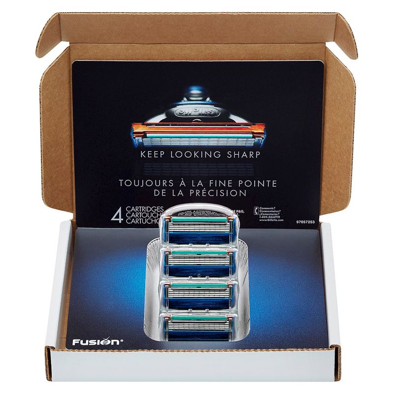 Gillette Fusion Men's Razor Blade Refill Subscription Pack - 4ct